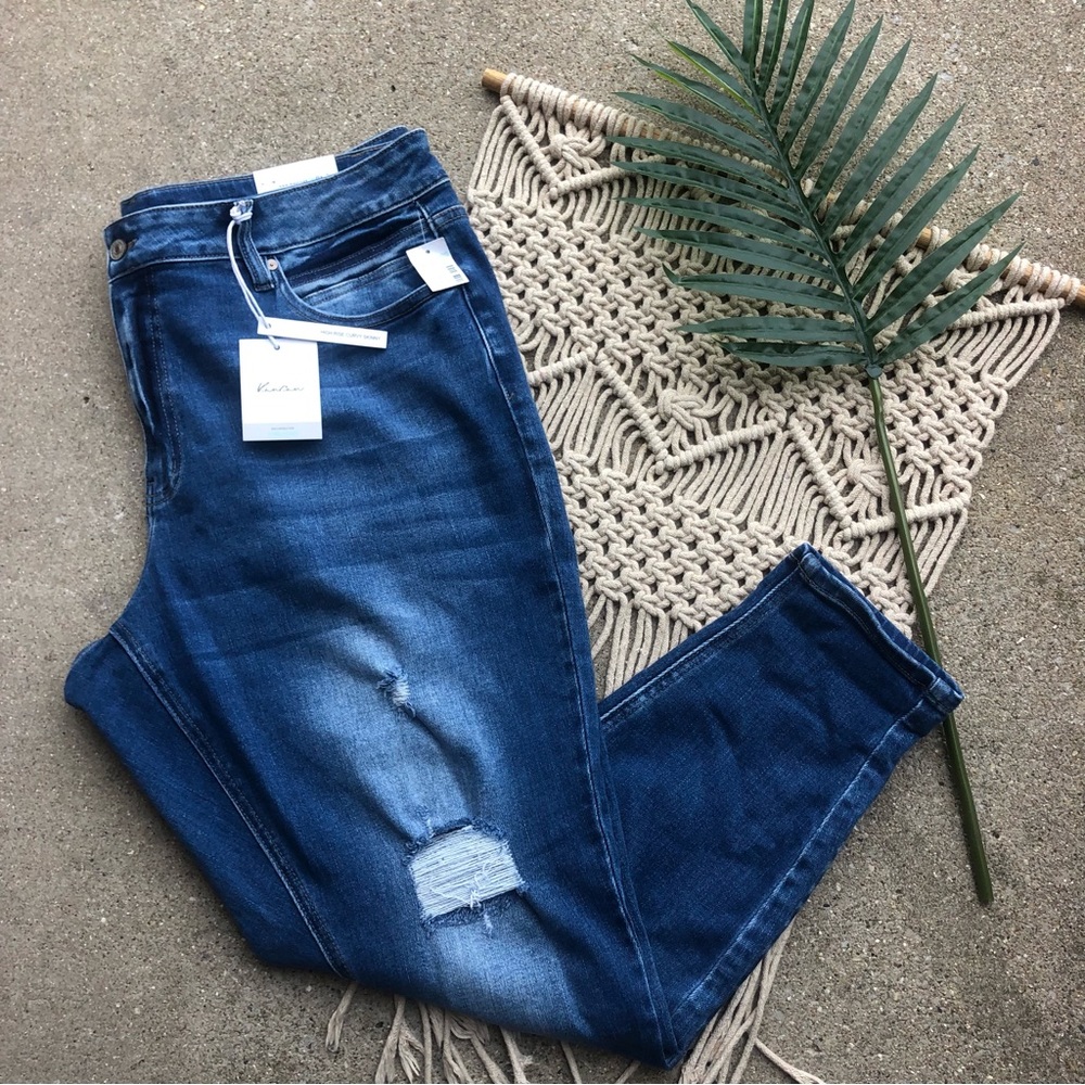 New Plus Size Kancan for Maurices Distressed Skinny Jeans Size 20